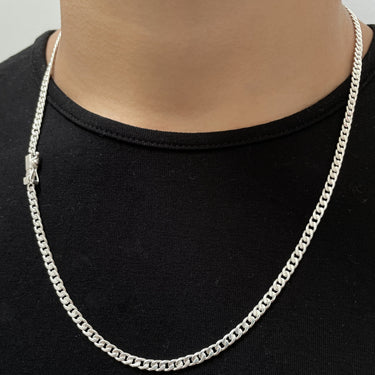 950 Sterling Silver Corvina Loin Chain 3mm